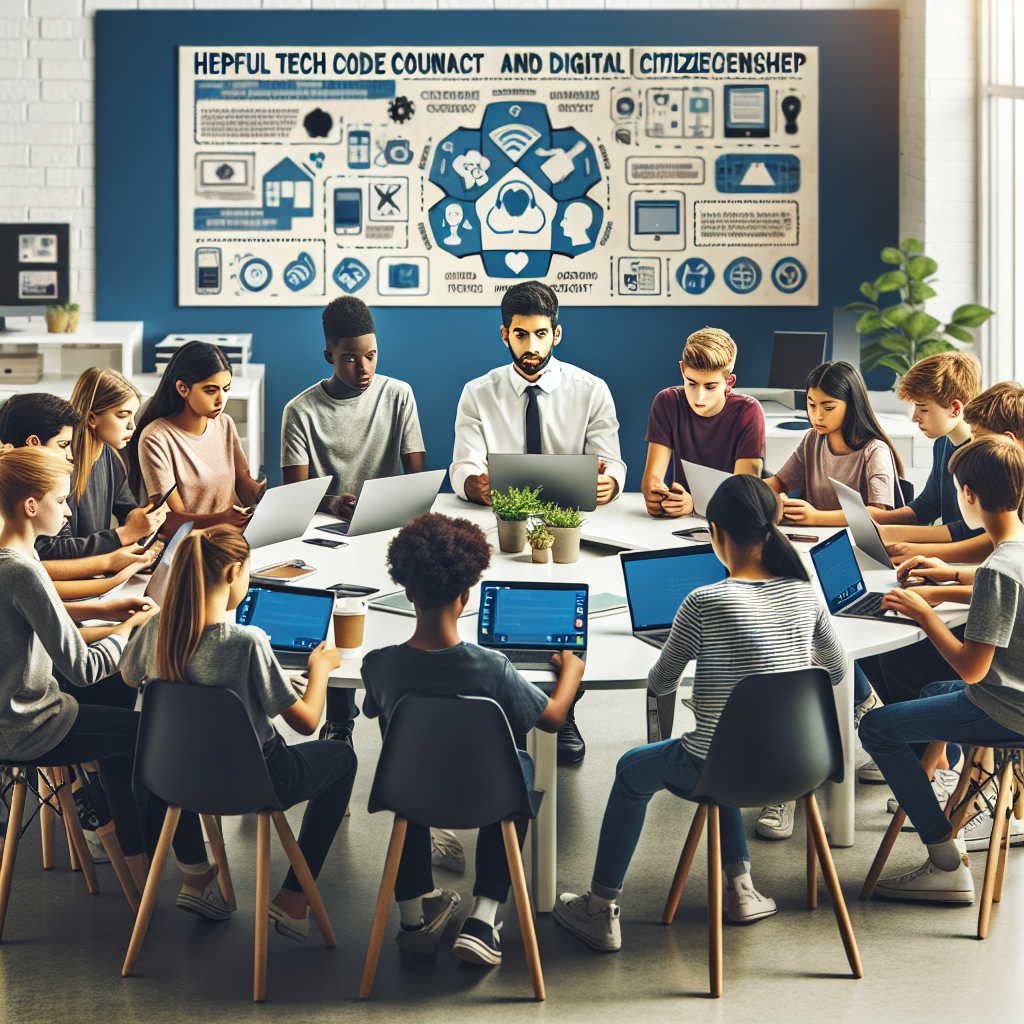 Tech Code Conduct: Digital Citizenship Workshop | Free PBL Lesson Plan ...