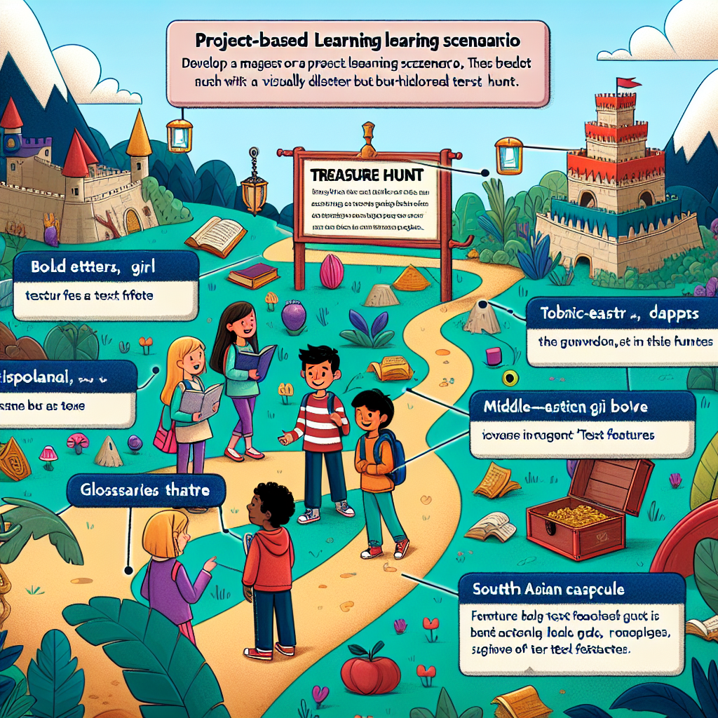Text Feature Treasure Hunt | Free PBL Lesson Plan | MasteryMate