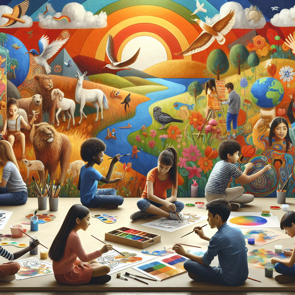 Interactive School Mural Project for K-5 Students | Free PBL Lesson ...