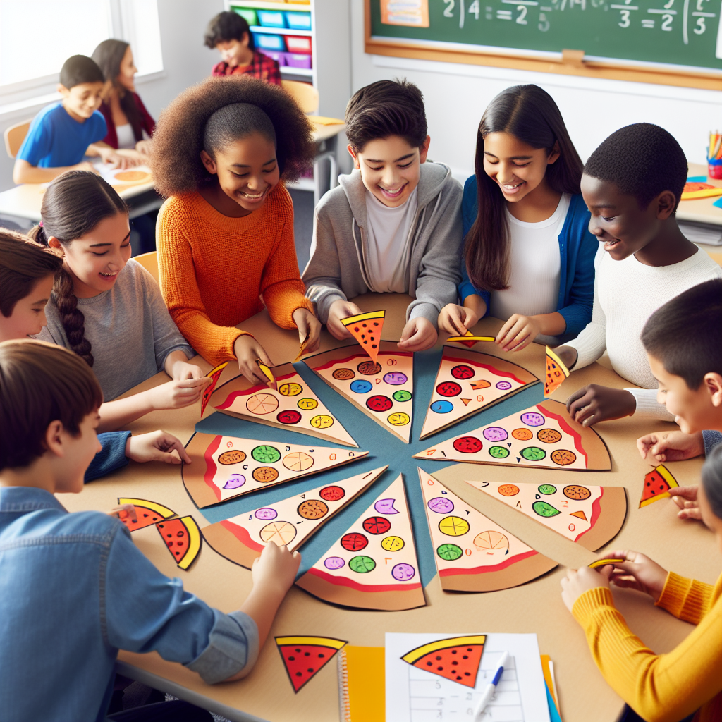 Fraction Pizza Party: Designing Pizzas with Fractions | Free PBL Lesson ...