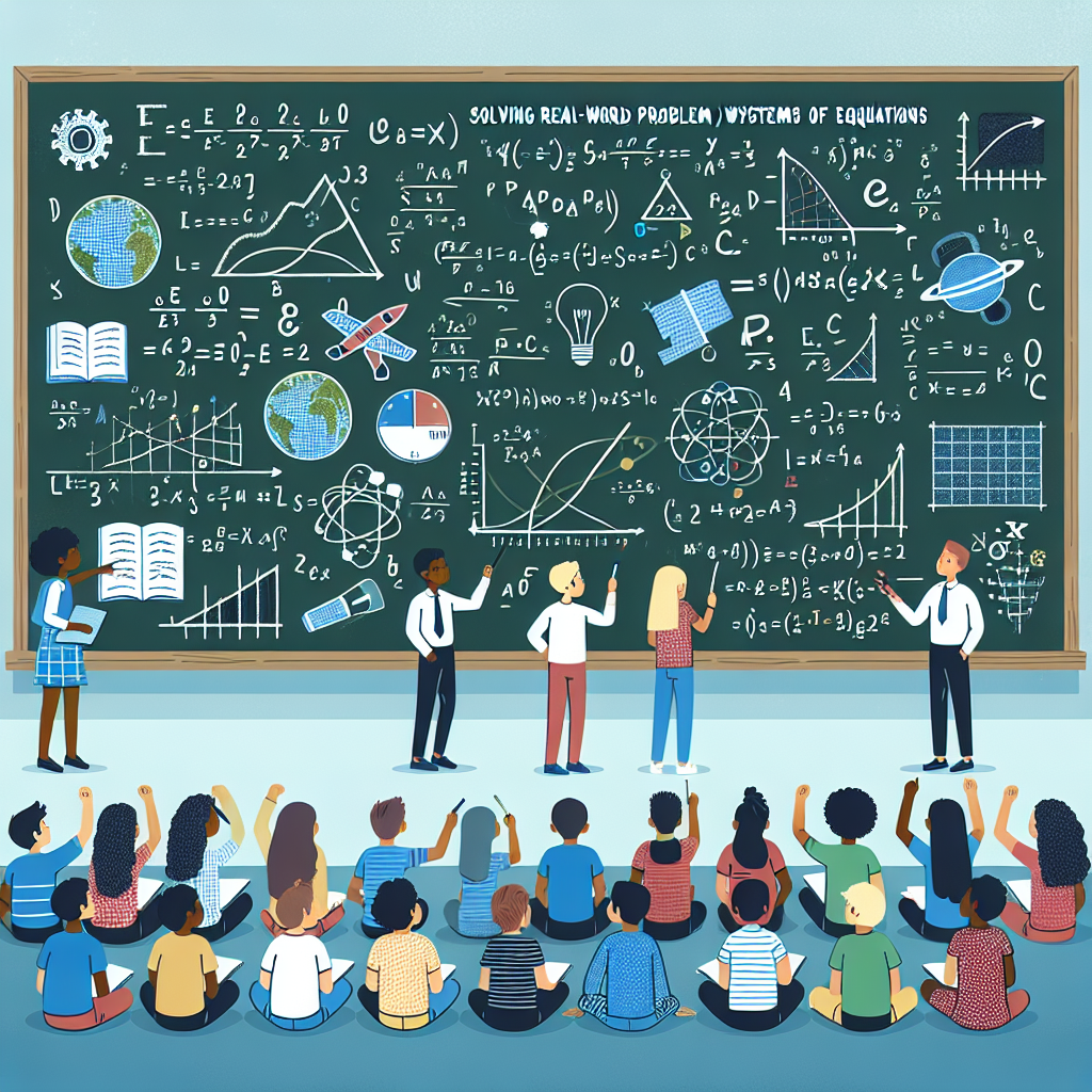 Solving Real-World Problems with Systems of Equations | Free PBL Lesson ...