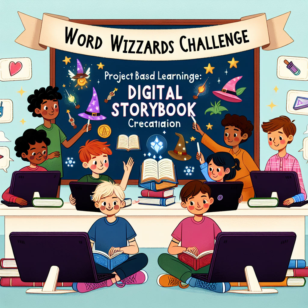 Word Wizards Challenge: Digital Storybook Creation | Free PBL Lesson ...