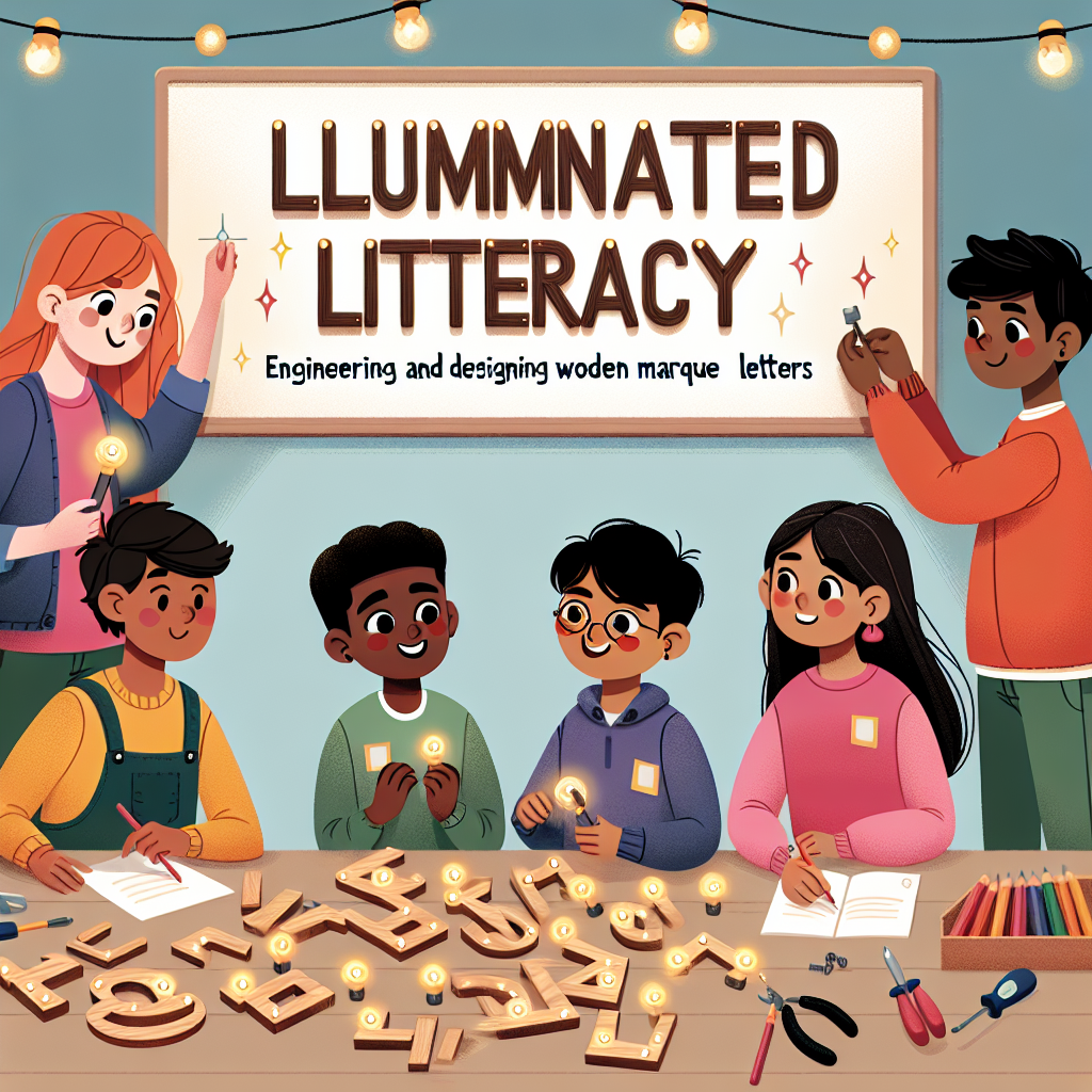 Illuminated Literacy: Engineering and Designing Wooden Marquee Letters ...